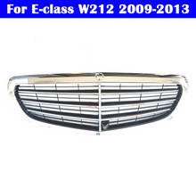 De plástico ABS de rejilla frontal vertical bar estilo rejilla media para Mercedes-Benz Clase E W212 2009-2013 2024 - compra barato