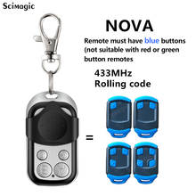 10pcs Centsys/Centurion NOVA Blue Gate Garage Remote Control Replacement 433.92mhz Rolling Code Transmitter 2024 - buy cheap