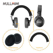 NullMini Replacement Earpads Headband for Shure SRH440 SRH840 SRH940 Headphones Leather Sleeve Earphone Earmuff 2024 - buy cheap