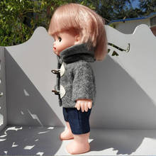 Conjunto de roupas de boneca com capuz, 2 peças, casaco com calças para boneca mel-chan de 25cm, acessórios 2024 - compre barato