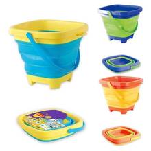 Portable Children Beach Bucket Sand Toy Foldable Collapsible Plastic Pail Multi Purpose Summer Party Playing Storage 2024 - buy cheap