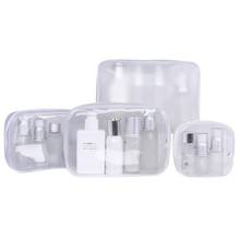 4PCS Large Capacity Cosmetic Bag Set Transparent Waterproof Portable Makeup Bag Toiletry Pouch Travel Essential 2024 - buy cheap