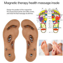 Body Detox Slimming Magnetic Foot Massager Acupuncture Point Therapy Insole Cushion Massager Brioche Comfort  Shoe Pads Therapy 2024 - buy cheap