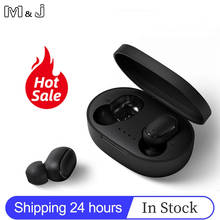 M&J TWS Bluetooth Earphone 5.0 True Wireless Headphones With Mic Handsfree AI Control For xiaomi Redmi airdot Stereo Headset 2024 - buy cheap