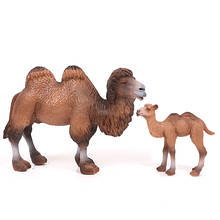 Simulation Desert Animal Wild Camels Model Action Figure,Zoo Animal Camels Figurines Collection Toy Kids Gift 2pcs Playset 2024 - buy cheap