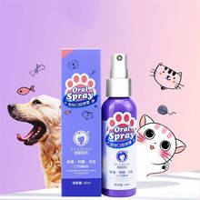 New 2PC Pet Dog Breath Freshener 60ml Pet Teeth Breath Cleaning Freshener Dog Cat Dental Spray Care Cleaner   0904#30 2024 - buy cheap