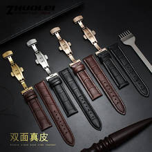 genuine leather watchband for brand wristband 12mm 13mm 14mm 15mm 16mm 17mm 18mm 19mm 20mm 21mm 22mm 23mm 24mm 26mm cow straps 2024 - buy cheap