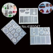 1PC 12 Designs Liquid Silicone Mold for Making Pedant Jewelry DIY Handcraft Exoxy Resin Molds Jewelry Tools 2024 - buy cheap