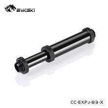 Bykski placa de vídeo conectora de série, acessórios de conexão, ponte ensacada, de macho para macho 83 ~ 110mm, encaixes g1/4 ", tamanhos 2024 - compre barato