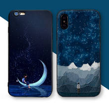 Capa de luxo para iphone, para iphone 11 11pro max, capa xr xs 7 8 6 plus se 2020, desenhos animados 3d, arte macia, casal, capa traseira 2024 - compre barato