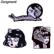 DZ124 Horror Anime Hard Enamel Pins Brooch Women Backpack Bags Badge Movie Lapel Jewelry Gifts 2024 - buy cheap