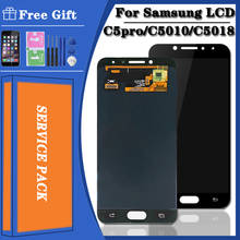 Pantalla de 5,2 "para SAMSUNG Galaxy c5 pro c5010, montaje de cristal con Sensor digitalizador táctil LCD, 5,2" 2024 - compra barato