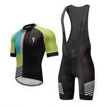 2020 Men Summer Short Sleeve Bike Bib Shorts Cycling Jersey Bicycle Shirt Wear Clothes Mountain Cycle Clothing Set 2024 - buy cheap