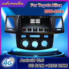 Xdcrrádio automotivo, android 10.0, 9 '', navegação gps, dvd, multimídia, estéreo, 4g 2003-2012, toyota hilux 2024 - compre barato