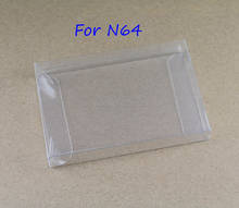 100PCS FOR N64 Game Card Plastic PET Case Clear Transparent Game Card Cartridge Box for N64 Games Cart Protector Case Boxes 2024 - buy cheap