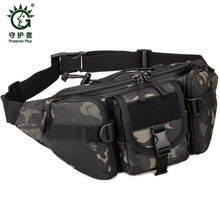 Male waist hip bag waterproof bag daily tourism great waist bag SLR cameras Waist sandbags Pack tactics Fashion luxury clutch 2024 - buy cheap