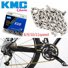 KMC MTB Bike chain 8/9/10/11 Speed Chains Double "X" Half 116/118 Links Cycling Bicycle Chain Fits Shimano SRAM Casstte 2024 - buy cheap