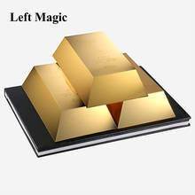 Золотая лихорадка фокусы тремя золотыми появления из магия книга маг этап иллюзия, трюк, реквизит ментализм забавные Классические игрушки 2024 - купить недорого