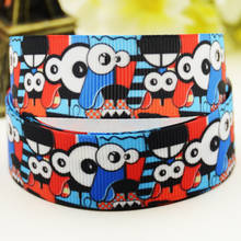 22mm 25mm 38mm 75mm Expression Cartoon printed Grosgrain Ribbon party decoration 10 Yards X-03321 2024 - buy cheap
