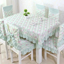 Europe Lace Floral Home Kitchen Party Tablecloth Set Suit Table-cloth Rectangular Round Round Square Table Cloth Chair Cover 2024 - buy cheap