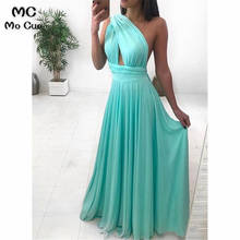 Simple One Shoulder Evening Dresses Prom Gown Long Pleat Backless Vestidos De Fiesta Chiffon Women Evening Dress 2024 - buy cheap