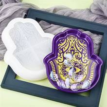 Silicone Mold Storage Tray DIY Resin Mould Fatima God'S Eye Crystal UV Epoxy Crafts Jewelry Handmade Tools 2024 - buy cheap