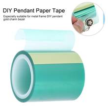 1 Roll 4cm * 5m Paper Glue Tapes PET Film Seamless Hollow Frame Epoxy Mold Craft Helper Tool Jewelry Pendant Making DIY Tools 2024 - buy cheap