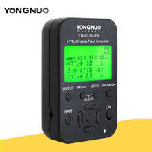 Yongnuo YN-622N-TX YN622N-TX yn 622n tx ttl flash controlador sem fio flash gatilho transceptor para câmeras nikon dslr 2024 - compre barato