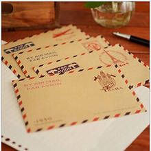 10 mini envelopes de papel retro vintage coreano presente de papelaria 2024 - compre barato