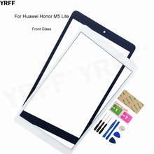 Vidro frontal de 8.0 ''para honor honor m5 lite, vidro frontal (sem touch screen), peças para montagem de celular 2024 - compre barato