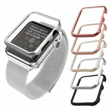 steel bumper Case For Apple Watch band 42mm 38mm 40mm 44mm for iwatch 7 6 5 4 3 2 1 Series metal frame protective Case 41mm 45mm 2024 - buy cheap