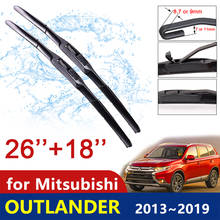 Car Wiper Blade Windshield for Mitsubishi Outlander 2013 2014 2015 2016 2017 2018 2019 3rd Gen Windscreen Wipers Car Accessories 2024 - buy cheap