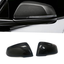 1Pair Carbon Fiber Front Side Door Mirror Cover Cap Trim Fit for Toyota GR Supra 2019 2020 2024 - buy cheap