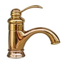 Gold Rose golden One Hole/Handle Bathroom Vessel basin Faucet mixer tap single lever agf049 2024 - buy cheap