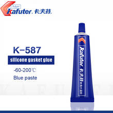 Kafuter Blue Silicone Sealant Waterproof Glue K-587 55g High Temperature Resistant Vehicle Maintenance And Repair With Sealant 2024 - buy cheap