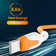 3A Liquid Soft Silicone Cable Micro USB Type C Fast Mobile Phone Charging Data Cord For iPhone 12 11Pro Max Xiaomi 11 Huawei P40 2024 - buy cheap