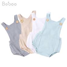 Verão caqui nova roupa do bebê para meninos e meninas ins 2021 bebê gêmeos bodysuit recém-nascidos roupas de natal 0-24m macacões crianças 2024 - compre barato