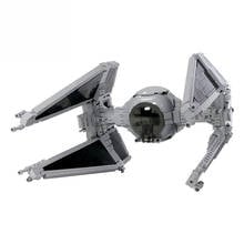 Star Plan TIE Interceptor Perfect Minifig Scale Space Wars MOC Building Blocks Bricks DIY Toy Christmas Gifts For Children Kids 2024 - buy cheap