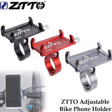 ZTTO aluminum alloy bike phone holder Reliable Mount Universal  Mobile Cell GPS Metal Motorcycle Holder on MTB Road bike bracket 2024 - buy cheap