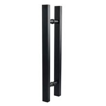 Matte Black Stainless Steel Glass / Wooden Door Handle 2024 - buy cheap