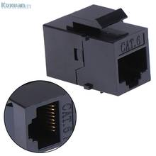 1 pcs Hot sale RJ45 Female to UTP Cat5e CAT6 keystone jack inline coupler connector adapter 2024 - buy cheap