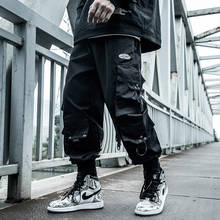 Japanese Fashion Streetwear Cargo Pants Men Harajuku Joggers Outwear Hip Hop Punk Sport Clothes Sweatpants Tactical Military 2024 - buy cheap