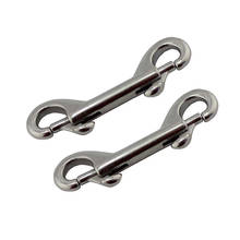 2PCS Double Ended Scuba Bolt Snap Stainless Steel 316 Heavy Duty 90mm 100mm 115mm Length Double Ended Locking Swivel Snap Hook 2024 - buy cheap
