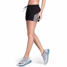 Vansydical Womens Running Shorts Elastic Waist Training Jogging Shorts Female Fitness Yoga Sports Shorts Special Price 2024 - buy cheap