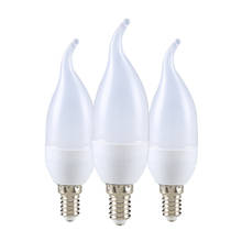 110V 220V E14 Led Candle Light 5W 7W 360 Degree Led Bulb Warm Cold White Led Lamp SMD2835 LED Spotlight  For Chandelier 2024 - buy cheap