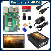 Raspberry Pi 4 Model B Kit 2G / 4G / 8G RAM+ 3.5 Inch Touchscreen + Case + Power Supply + Card + Heat Sink for Raspberry Pi 4 2024 - buy cheap