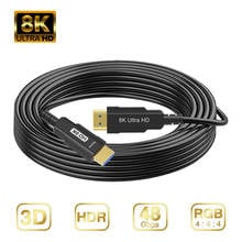 Cable óptico Montior para instalación en pared 8K compatible con HDMI 2,1, 120HZ, 60HZ, 48gbps, HDR10, Dolby Vision, oferta 2024 - compra barato