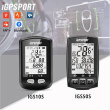 Igpsport-gps de posicionamento rápido, velocímetro igs50e, gps para bicicleta, à prova d'água, ipx7, com ant +, bluetooth 4.0 2024 - compre barato