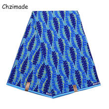 Chzimade 1Yard African Ankara Wax Fabric Polyester Wax Print Batik Fabric For Women Wedding Dress Making Diy Sewing Crafts 2024 - buy cheap