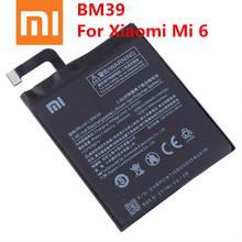 Xiao Mi Оригинальный аккумулятор для телефона BM39 для Xiaomi Mi 6 Mi6 3250 мАч Высокая емкость Замена батареи бесплатные инструменты Розничная упаковка 2024 - купить недорого